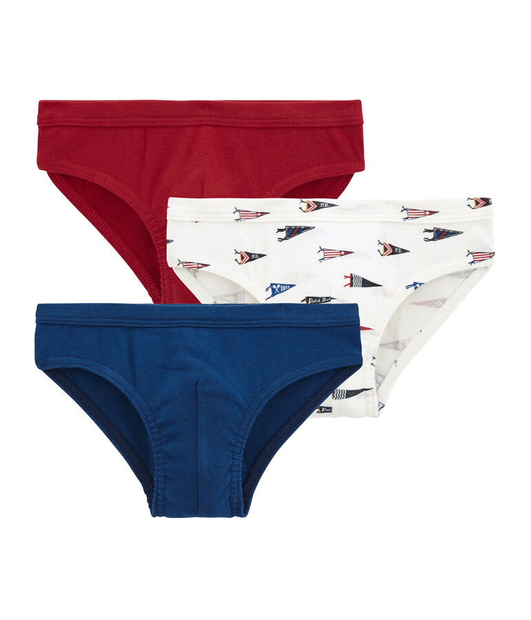 Lotto di 3 slips per bambino multicolore