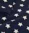 Tutina a stelle in cotone blu SMOKING/bianco MARSHMALLOW