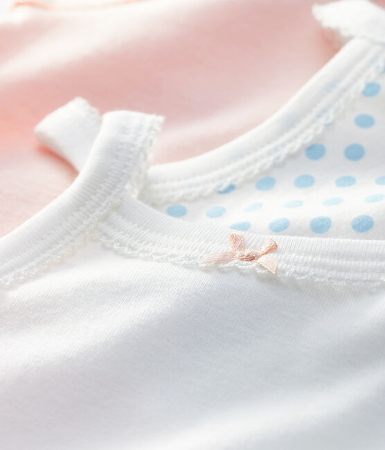 Confezione da 3 body con spalline bebè femmina variante 1