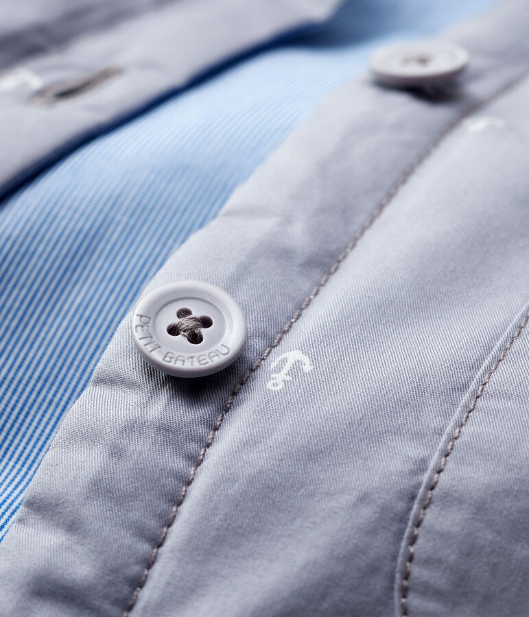 Abito da cerimonia in tessuto serge beb&egrave; maschio grigio CONCRETE/bianco MARSHMALLOW