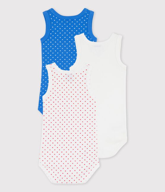 Confezione da 3 body senza maniche in cotone variante 1