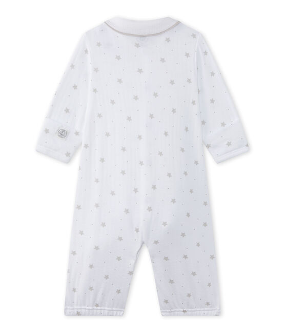 Combisac bebé unisex 2 in 1 bianco ECUME/marrone SHITAKE