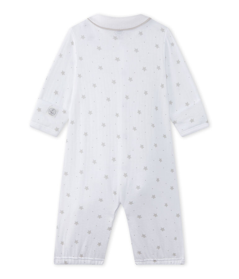 Combisac beb&eacute; unisex 2 in 1 bianco/marrone