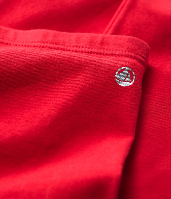 Jeggings bambina in jersey elasticizzato rosso TERKUIT
