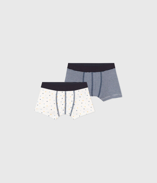 Lot de 2 boxers en coton multicolore