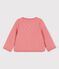 Cardigan bebè in tubique trapuntato rosa PAPAYE