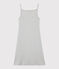 Abito con spalline iconico in cotone Donna grigio BELUGA CHINE