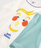 Pigiama corto motivo frutti bambino in cotone bianco MARSHMALLOW/bianco MULTICO