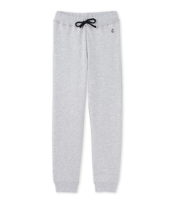 Pantalon de jogging garçon en molleton grigio POUSSIERE CHINE