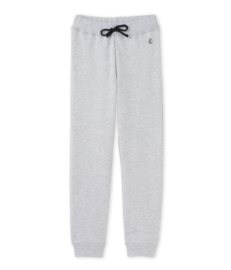 Pantalon de jogging gar&ccedil;on en molleton grigio