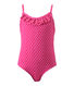 Costume da bagno bambina intero a pois