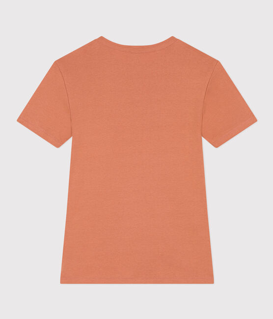 T-shirt L'ICONIQUE girocollo in cotone Donna rosa SIENNA