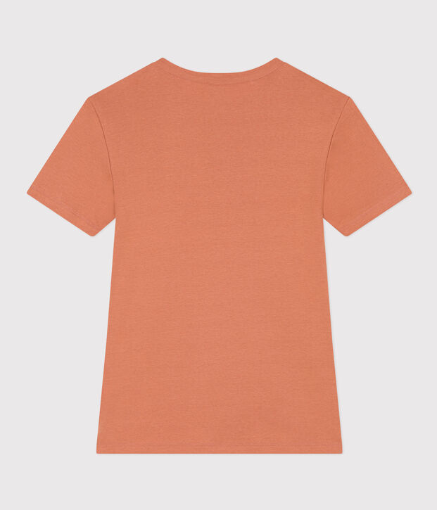 T-shirt L'ICONIQUE girocollo in cotone Donna rosa