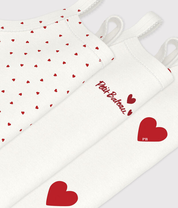 Confezione da 3 body con spalline beb&egrave; multicolore