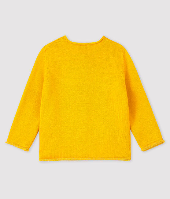Cardigan a maniche lunghe bebè femmina giallo BOUDOR