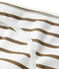 Culotte donna in cotone a righe bianco LAIT/verde LITOP