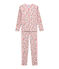Pigiama per bambina rosa JOLI/bianco MULTICO