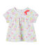 T-shirt bébé fille imprimé bianco ECUME/bianco MULTICO