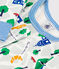 Pigiama bambino fantasia Parigi in cotone bianco MARSHMALLOW/bianco MULTICO