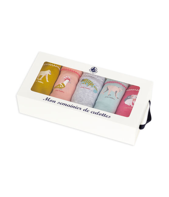 Confezione da 5 slip bambina variante 1