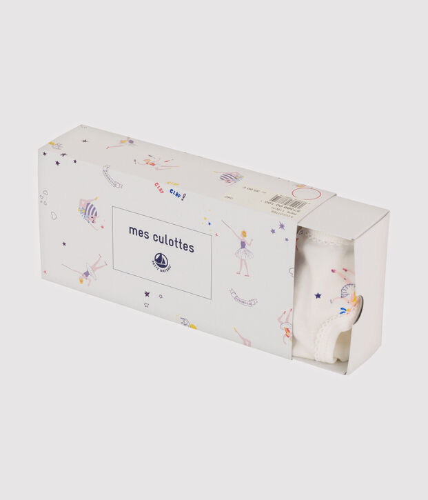 Confezione da 5 slip fantasia fatata bambina multicolore