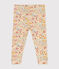 Leggings in cotone neonato bianco AVALANCHE/ MULTICO