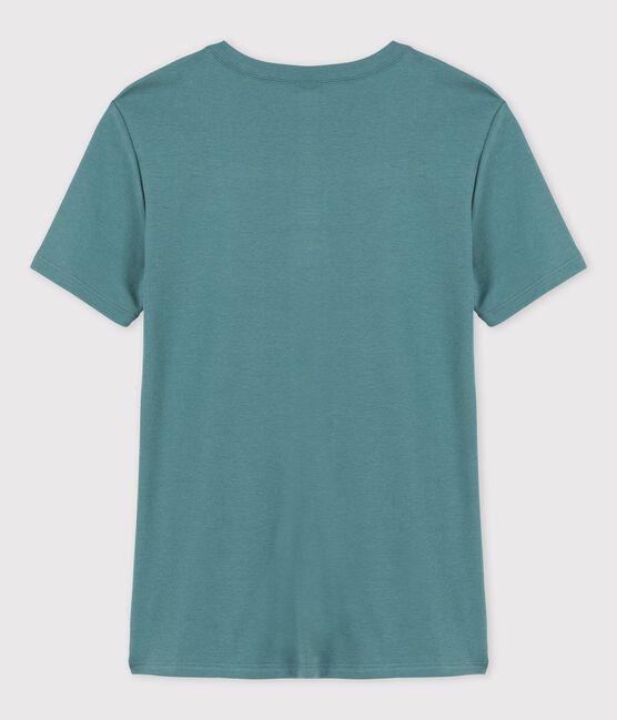 T-shirt L'ICONIQUE girocollo in cotone donna verde BRUT