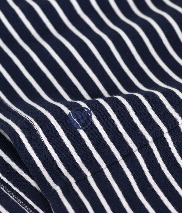 Canotta L'Iconique in cotone a righe donna blu/bianco