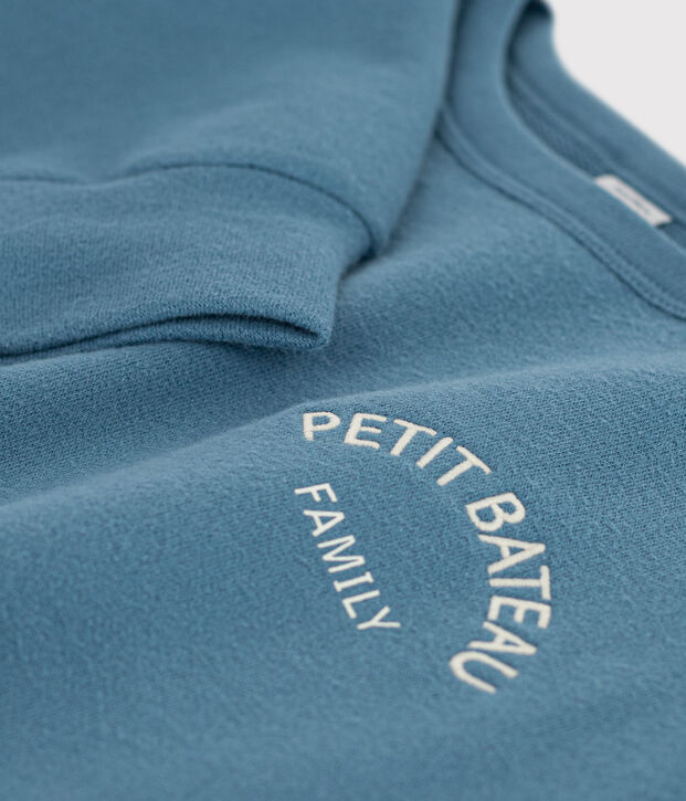 Felpa in pile unisex blu