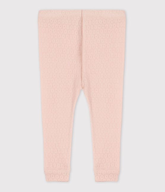 Legging bébé en coton ajouré rosa SALINE