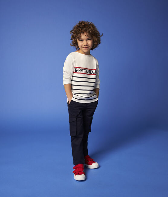 T-shirt in jersey bambina - bambino bianco MARSHMALLOW
