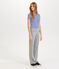 Pantaloni ballerina donna in jersey Lycra tinta unita grigio Subway Chine