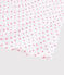 Camicia da notte pois rosa bambina-donna in cotone bianco MARSHMALLOW/rosa GRETEL