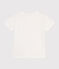 T-shirt bambino in jersey fiammato bianco MARSHMALLOW