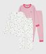 Set di pigiami in cotone fantasia bambina