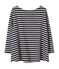 Maglia per donna in jersey pesante blu SMOKING/beige COQUILLE