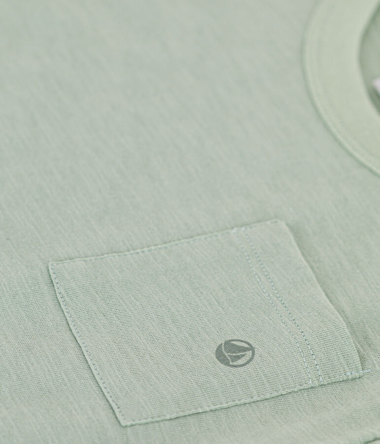 T-shirt bambino in jersey fiammato verde HERBIER