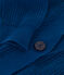 Cardigan a costa inglese in cotone Donna blu