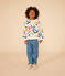 Felpa in molleton leggero stampato bambino bianco MARSHMALLOW/bianco MULTICO