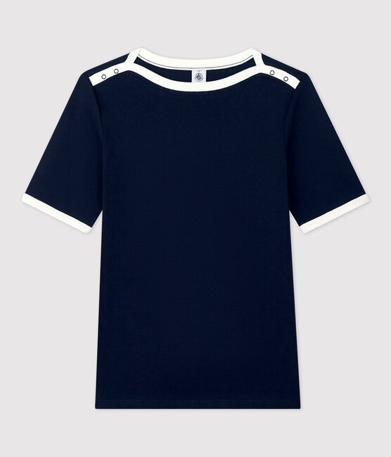 T-shirt cotone Donna blu SMOKING