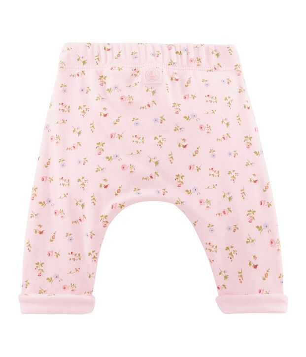 Pantalone per beb&eacute; unisex rosa/multicolore