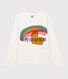 T-shirt bambina a maniche lunghe in cotone