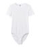 Body donna BODYCONIQUE in cotone bianco ECUME
