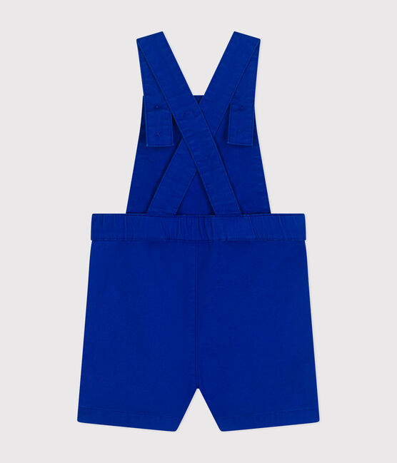 Salopette corta in serge bebè blu SURF