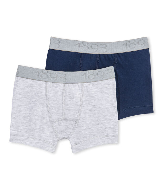Confezione di 2 boxers bambino in jersey stretch - Vecchia collezione lotto .