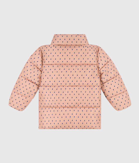 Piumino con cappuccio estraibile bambina VINTAGE/ MULTICO