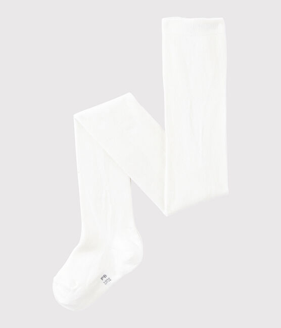 Collant bambina bianco MARSHMALLOW