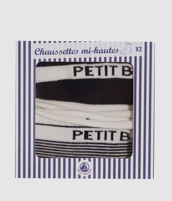 Set di 2 paia di calzini donna blu SMOKING