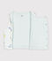 Cardigan senza maniche double face in cotone con draghi stampati neonato bianco/multicolore