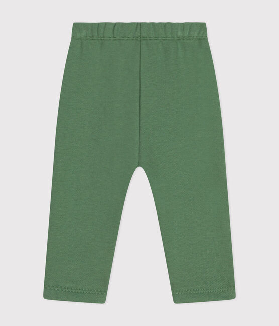 Joggers in cotone tinta unita neonato verde PALMERAIE